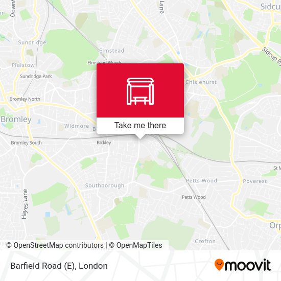 Barfield Road (E) map