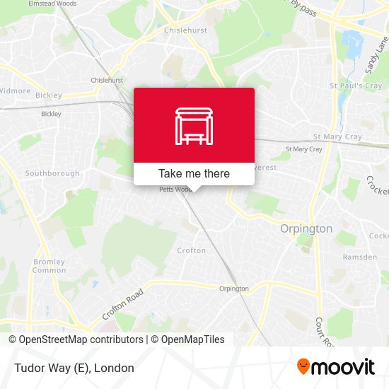 Tudor Way (E) map