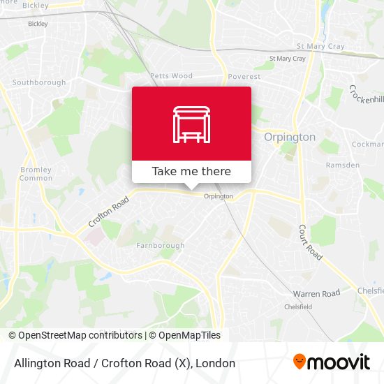 Allington Road / Crofton Road (X) map