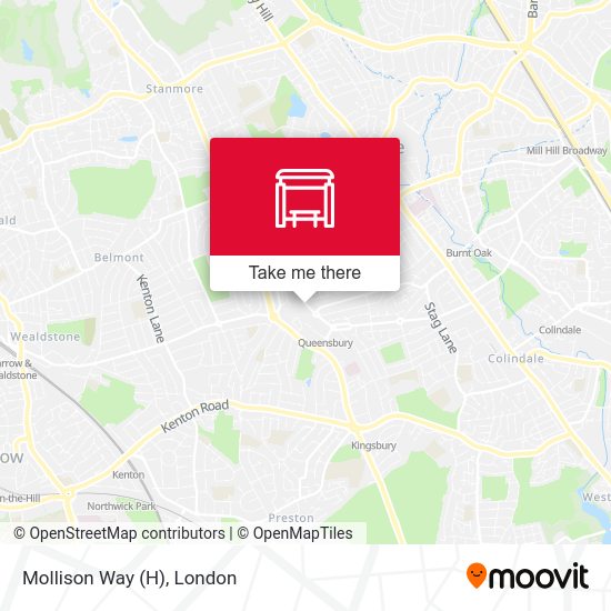Mollison Way (H) map