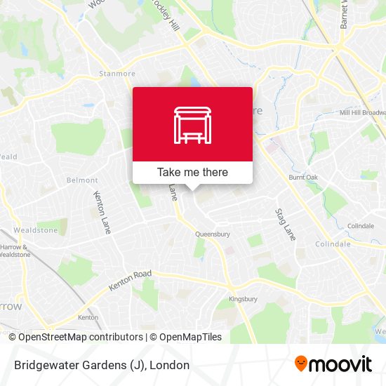 Bridgewater Gardens (J) map