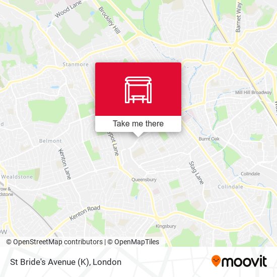 St Bride's Avenue (K) map