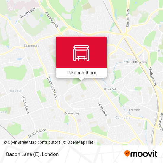 Bacon Lane (E) map