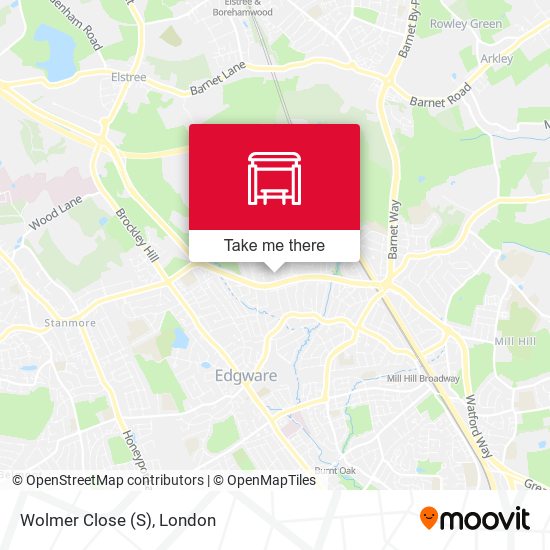 Wolmer Close (S) map