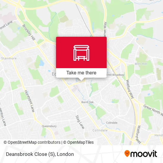 Deansbrook Close (S) map