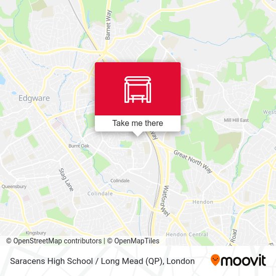 Saracens High School / Long Mead (QP) map