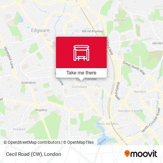 Cecil Road (CW) map