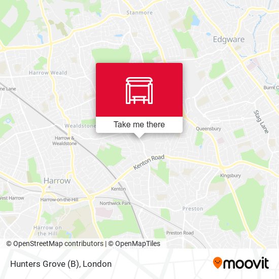 Hunters Grove (B) map