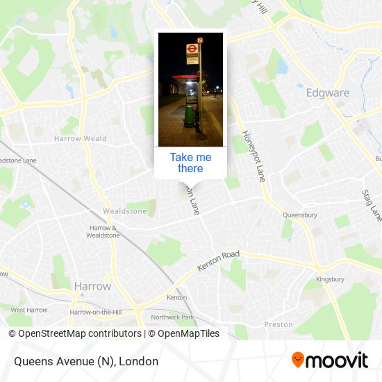 Queens Avenue (N) map
