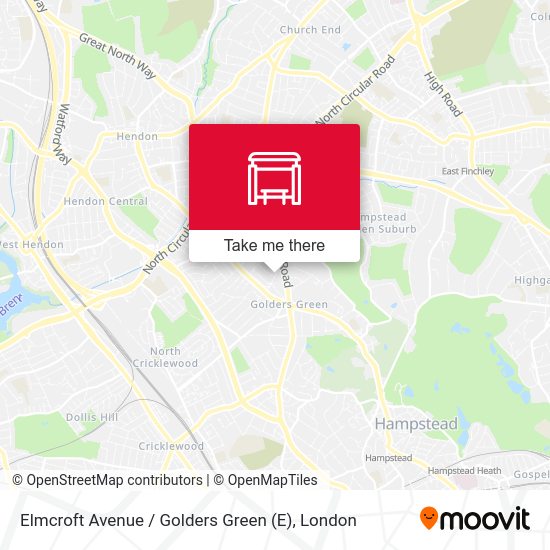 Elmcroft Avenue / Golders Green map