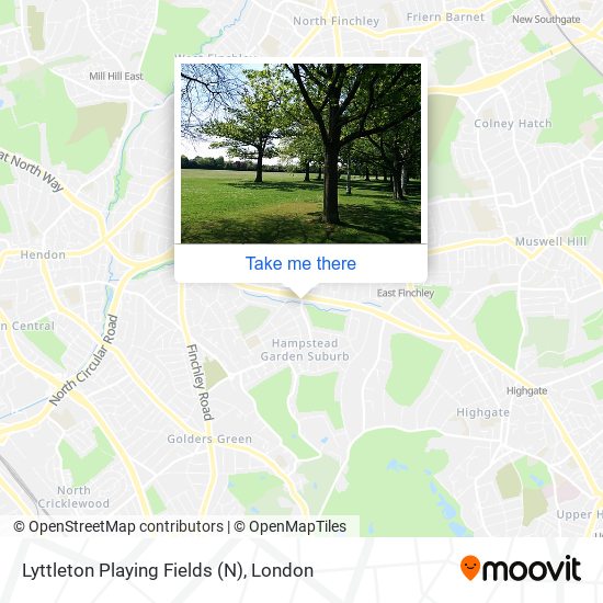 Lyttleton Playing Fields (N) map