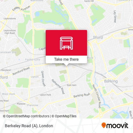 Berkeley Road (A) map