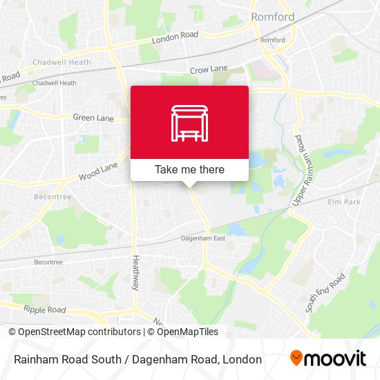 Rainham Road South / Dagenham Road map