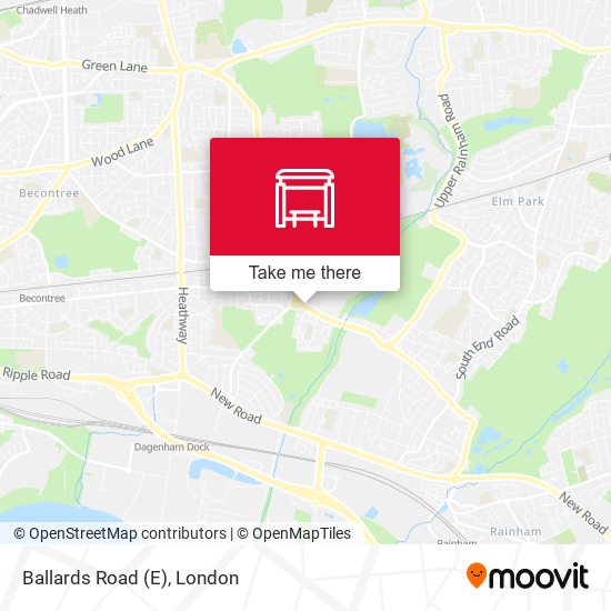 Ballards Road (E) map