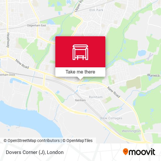 Dovers Corner (J) map