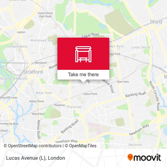 Lucas Avenue map