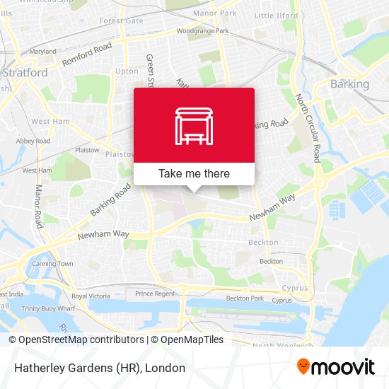 Hatherley Gardens (HR) map