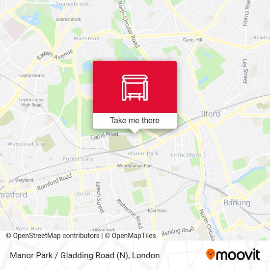 Manor Park / Gladding Road (N) map