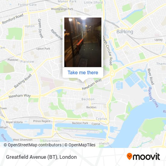 Greatfield Avenue (BT) map