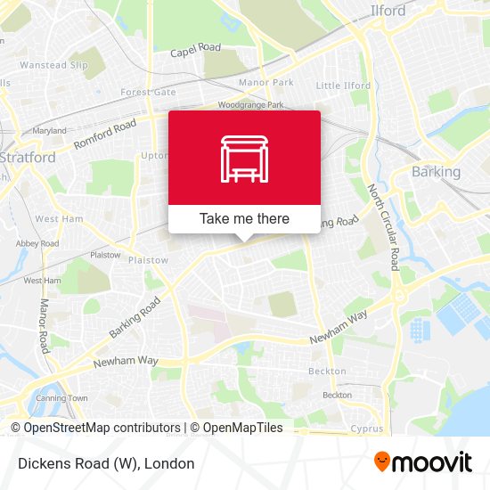 Dickens Road (W) map