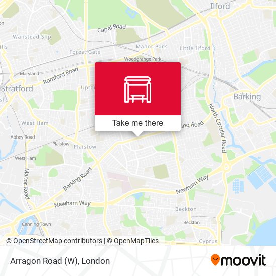 Arragon Road (W) map