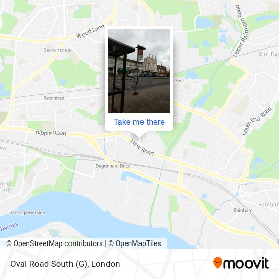 Oval Road South (G) map