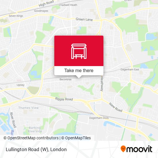 Lullington Road (W) map