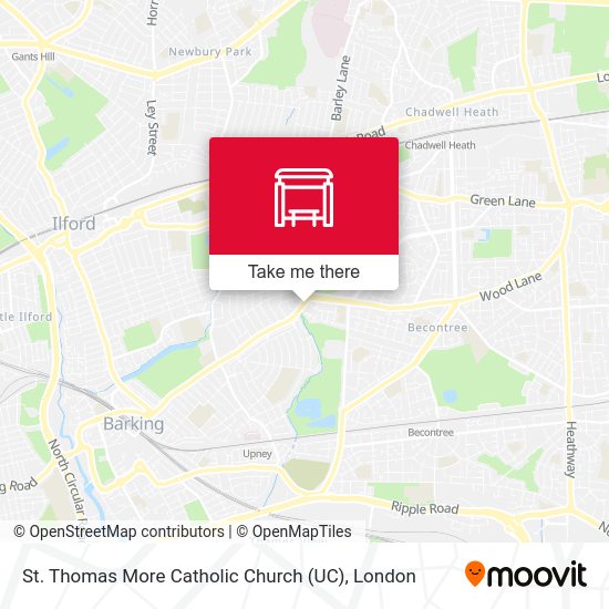 St. Thomas More Catholic Church (UC) map