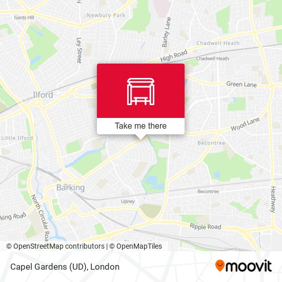 Capel Gardens (UD) map