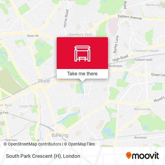 South Park Crescent (H) map
