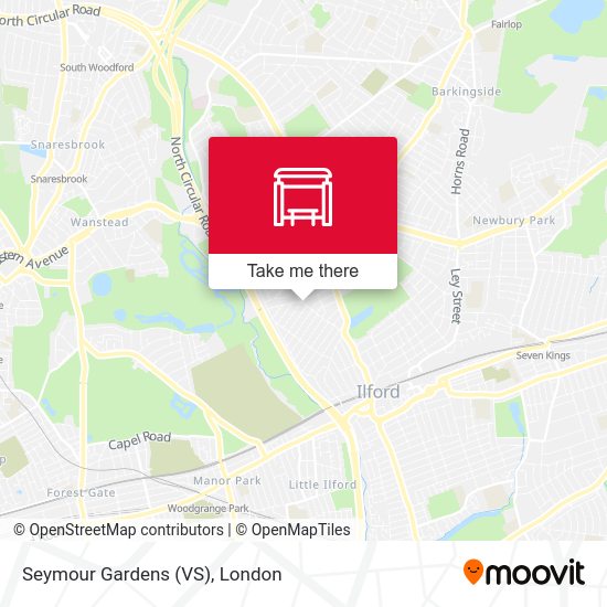 Seymour Gardens (VS) map