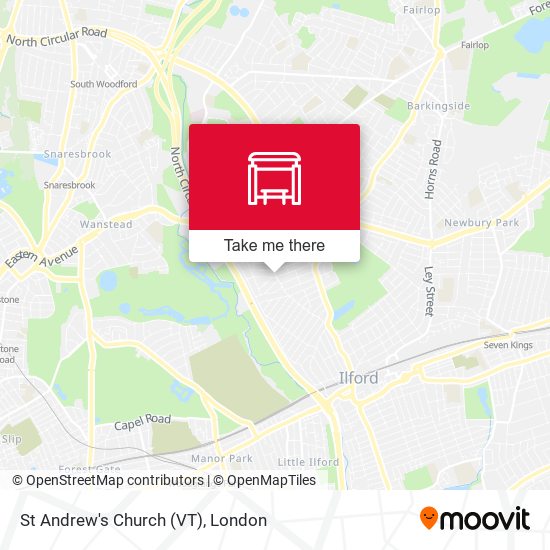 St Andrew's Church (VT) map
