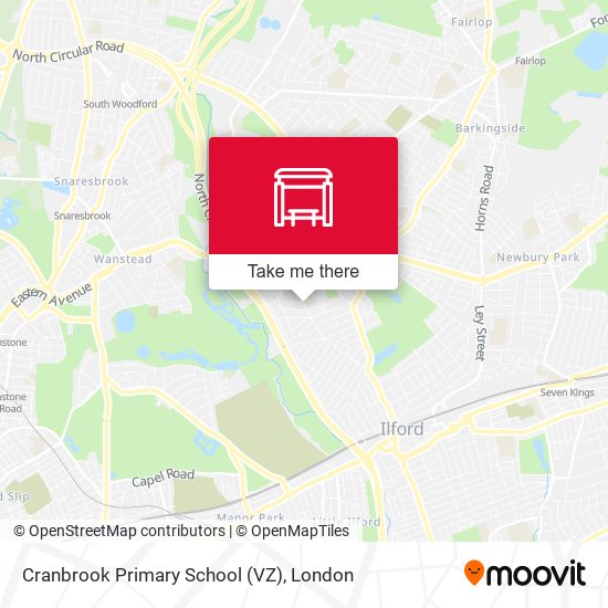 Cranbrook Primary School (VZ) map