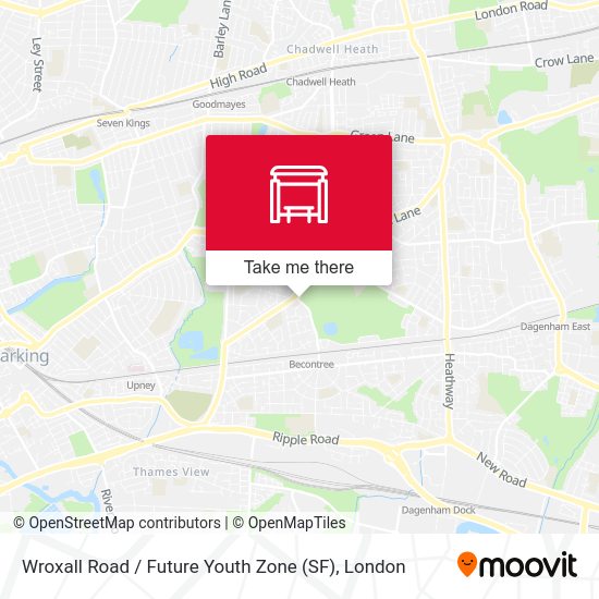 Wroxall Road / Future Youth Zone (SF) map