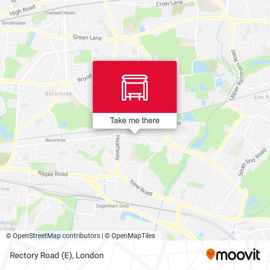 Rectory Road (E) map