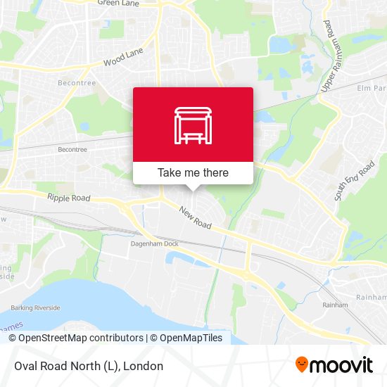 Oval Road North (L) map