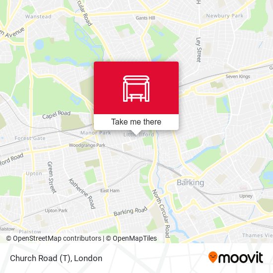 Church Road (T) map