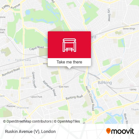 Ruskin Avenue (V) map