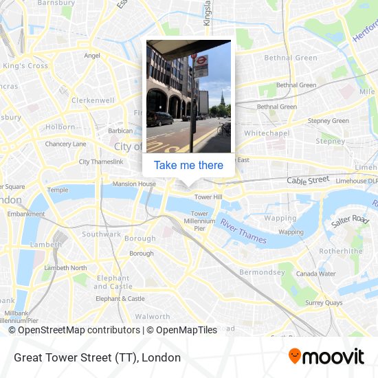 Great Tower Street (TT) map