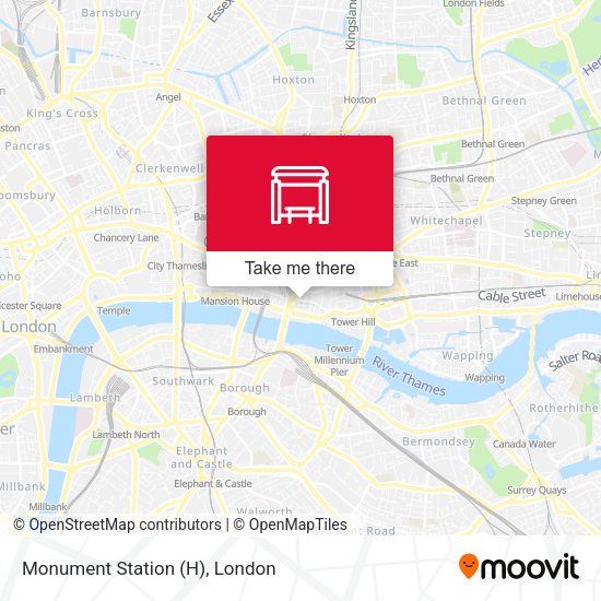 Monument Station (H) map