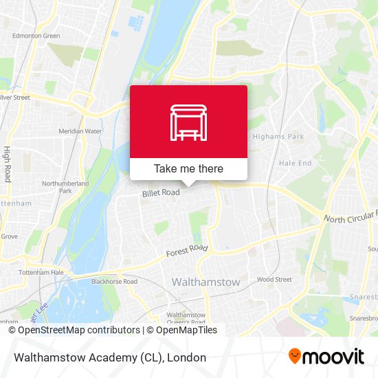Walthamstow Academy (CL) map