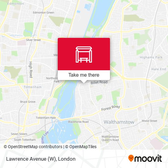 Lawrence Avenue (W) map