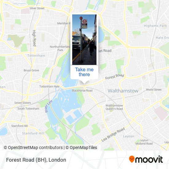 Forest Road (BH) map