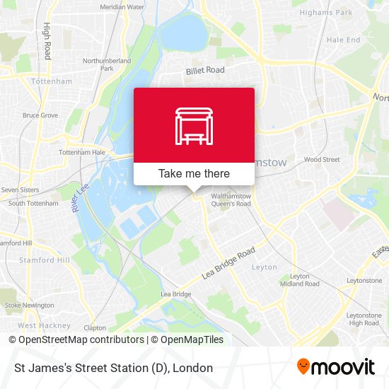St James's Street Station (D) map