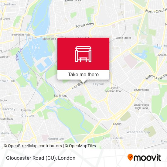 Gloucester Road (CU) map