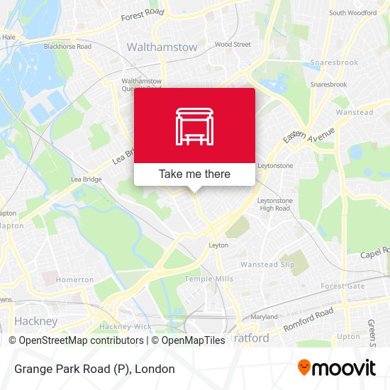 Grange Park Road map