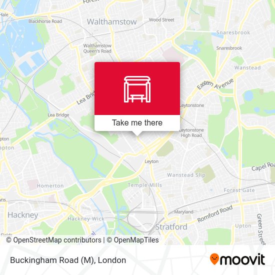 Buckingham Road (M) map