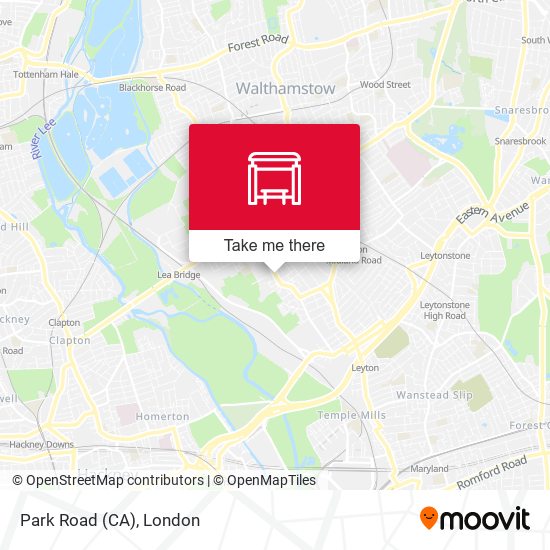 Park Road (CA) map