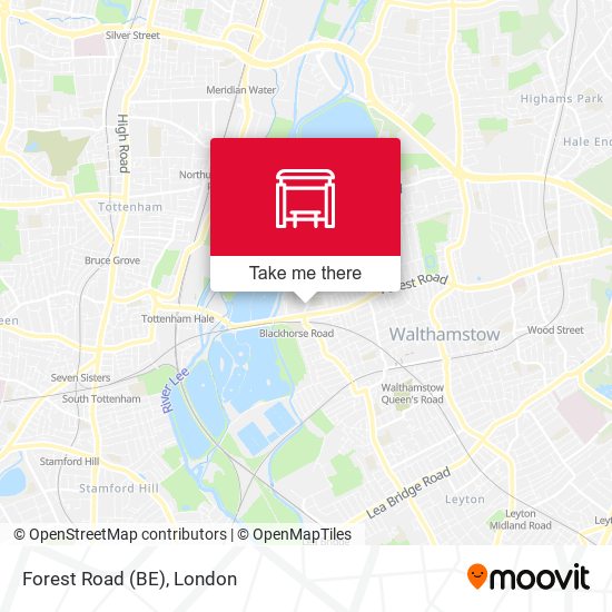 Forest Road (BE) map