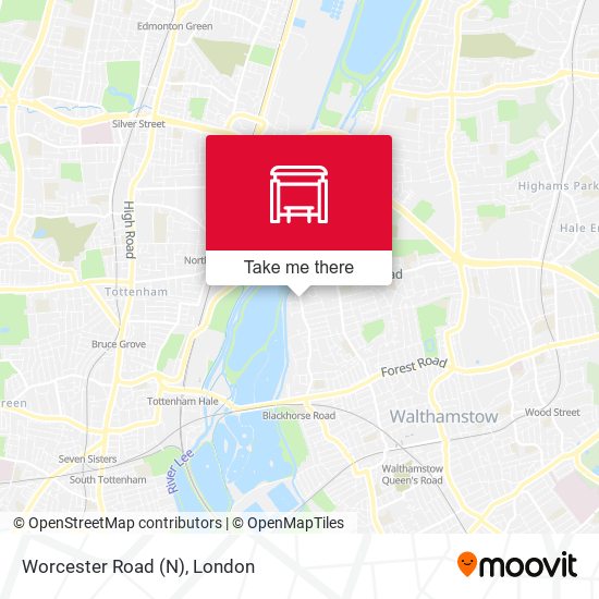 Worcester Road (N) map
